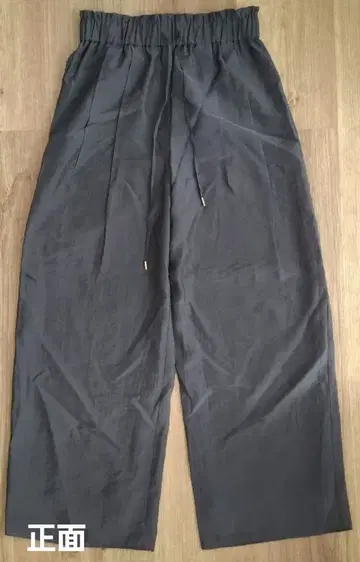 MICA&DEAL 시어 와이드 팬츠 네이비 프리 사이즈