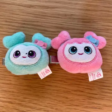 TWICE LOVELYS 봉제 인형 헤어핀 모모 미나