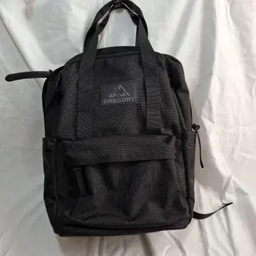 GREGORY 블랙 백팩