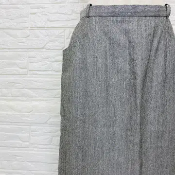 레리안 11호 L 울 헤링본 무늬 타이트 스커트 [ 1610-29 ]