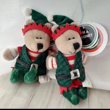 [ 2개 ] 스타벅스 노엘 베어리스타 홀리데이 소 마그넷 2001년