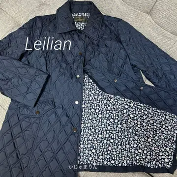 새상품급 Leilian 레리안 네이비 퀼팅 자켓