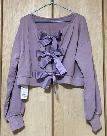 merry jenny 리본 포함 2way 맨투맨