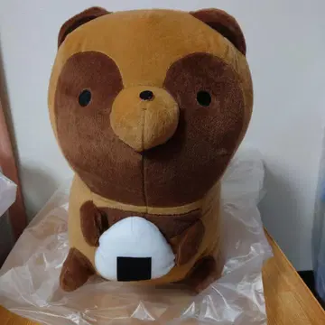 너구리와 여우 메가 사이즈 봉제 인형 너구리