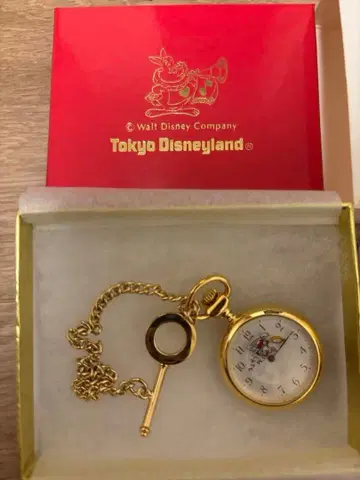 디즈니 화이트 토끼 회중시계 시계 이상한 나라의 앨리스 앨리스 원더랜드