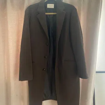 URBAN RESEARCH DOORS 체스터 코트 다크 브라운