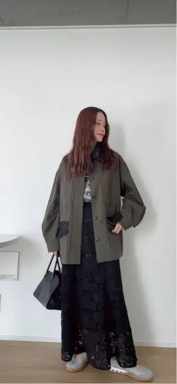 글로벌 워크 EiiS 레이스 스커트