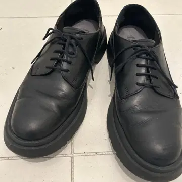 CAMPER 블랙 레이스업 슈즈 38