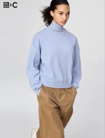 새상품 UNIQLO C 스무스 코튼 크루넥 스웨터 S 사이즈