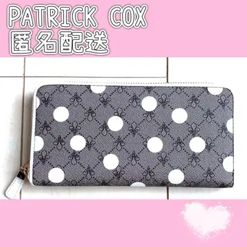 PATRICK COX 패트릭 콕스 장지갑 라운드 지퍼 도트