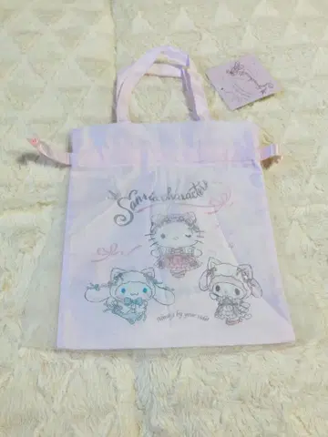 산리오 화이트 고양이 발레리나 복조리