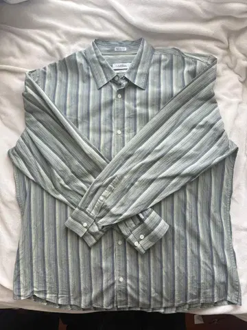 캘빈 클라인 스트라이프 셔츠 XXL