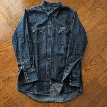 Lee101 데님 셔츠 M 레귤러 핏 LS1032