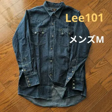 Lee101 데님 셔츠 M 레귤러 핏 LS1032