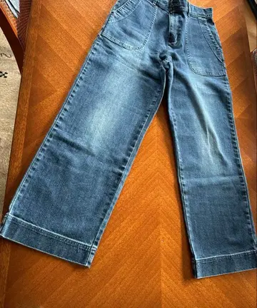 SHIPS 데님 블루 와이드 팬츠 M