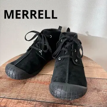MERRELL 머렐 스웨이드 미드컷 블랙
