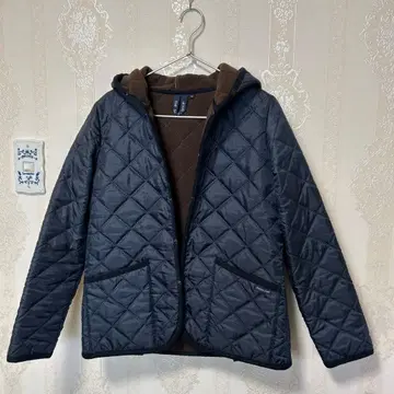 THE SMOCK SHOP 퀼팅 자켓 S 네이비