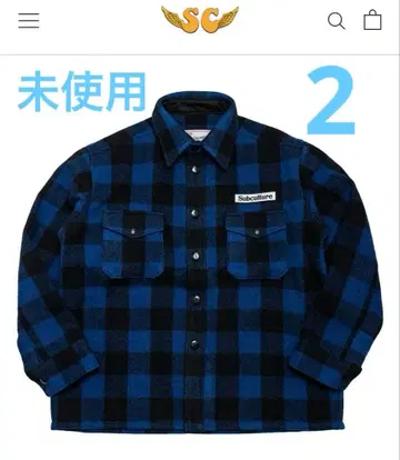 새상품 Subculture 서브컬처 버팔로 체크 자켓 2