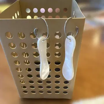 요건 레일 귀걸이 후크 참 세트