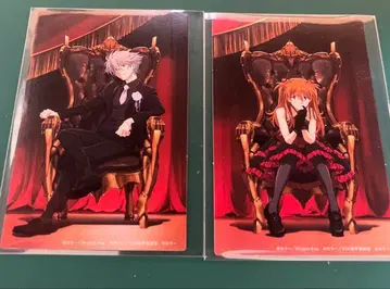 에반게리온 30주년 기념전 특전 카드 아스카 나기사 카오루 세트