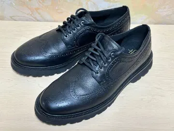 [컨디션 최상 27.0cm] 콜한 블랙 가죽 윙팁