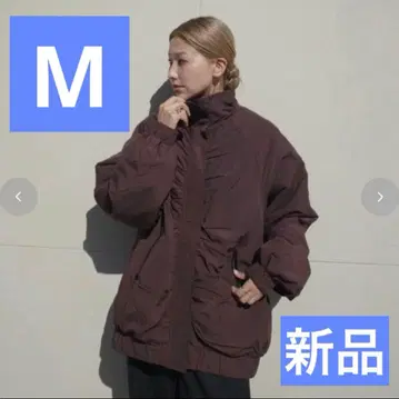 시마무라 방수 지퍼 사용 블루종(hideka) M 사이즈