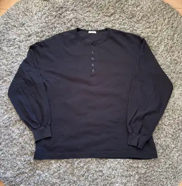 ULTERIOR 트위스티드 소프트 천축 헨리넥 풀오버