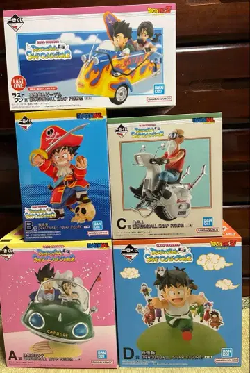 드래곤볼 제일복권 스냅 컬렉션 2 피규어 5개 세트