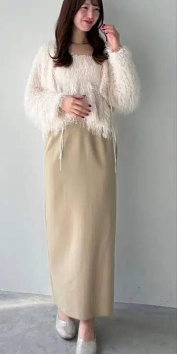 COCODEAL 하이웨스트 타이트 스커트