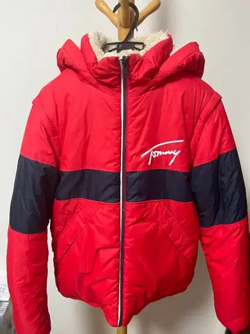 Tommy Jeans 리버서블 다운 보아 자켓 3way M