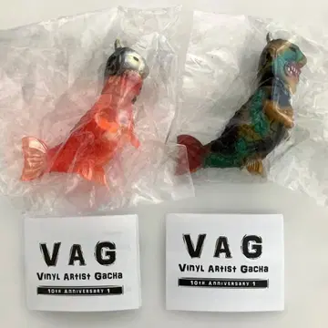 VAG 10th Anniv.1 나마나리 인어 2종 세트 클리어 새상품