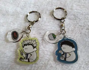 익명 배송 이타다키마스 2연 아크릴 키링 보쿠토 코타로 아카아시 케이지