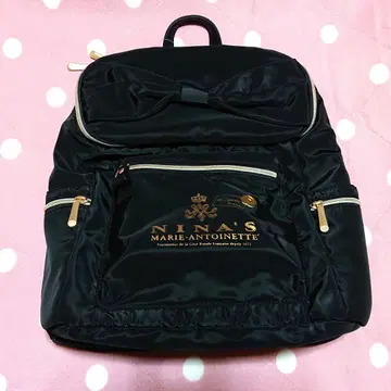 시마무라 x 아오키 미사코 x NINA'S(니나스) 백팩 짙은 블랙