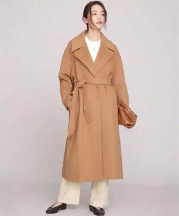 나노 유니버스 MANTECO 오버 사이즈 벨티드 체스터 코트