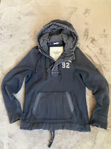 Abercrombie & Fitch 후드 부착 후드티 L