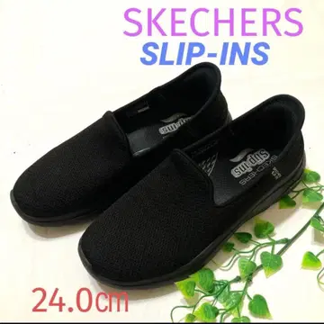 새상품급 [스케쳐스] 슬립인즈 아치핏 블랙 24cm