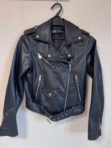 ZARA 블랙 라이더 자켓 XS