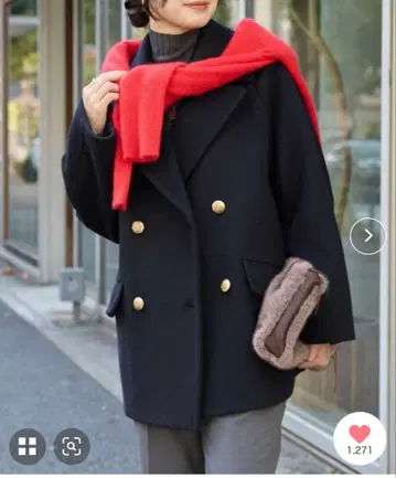 미사용 새상품 RIVE DROITE 래글런 P 코트