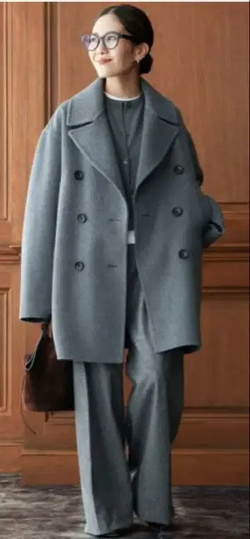 Deuxieme Classe 두즈엠 Viclor 하프 코트 그레이