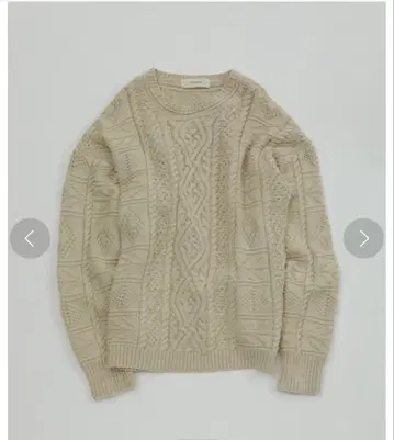 새상품 todayful 빈티지 아란 니트