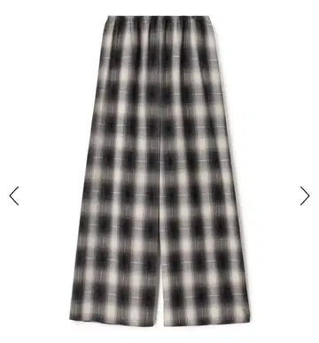 데프레 아키하 옴브레 체크 릴랙스 팬츠