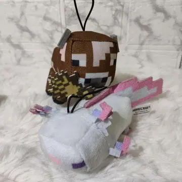 Minecraft 봉제 인형 스트랩 세트 소 우파루파