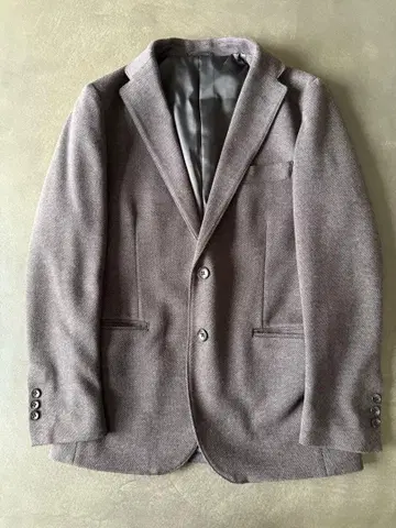 그레이 싱글 버튼 자켓