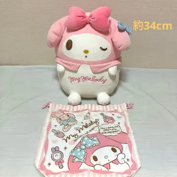 마이멜로디 봉제 인형 빅 복조리 세트 촉촉 BIG