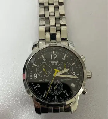 TISSOT 티쏘 PRC200 크로노그래프 쿼츠 남성용 손목시계 T461