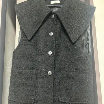 ella selectshop 빅 칼라 트위드 지레