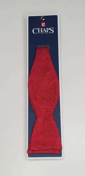 CHAPS 페이즐리 무늬 레드 보타이