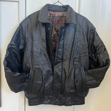 블랙 가죽 자켓 M 사이즈