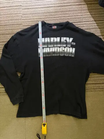 할리 데이비슨 블랙 긴팔 티셔츠 2xl 00's