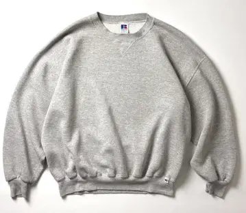 러셀 애슬레틱 XXL 맨투맨 무지 USA제 그레이